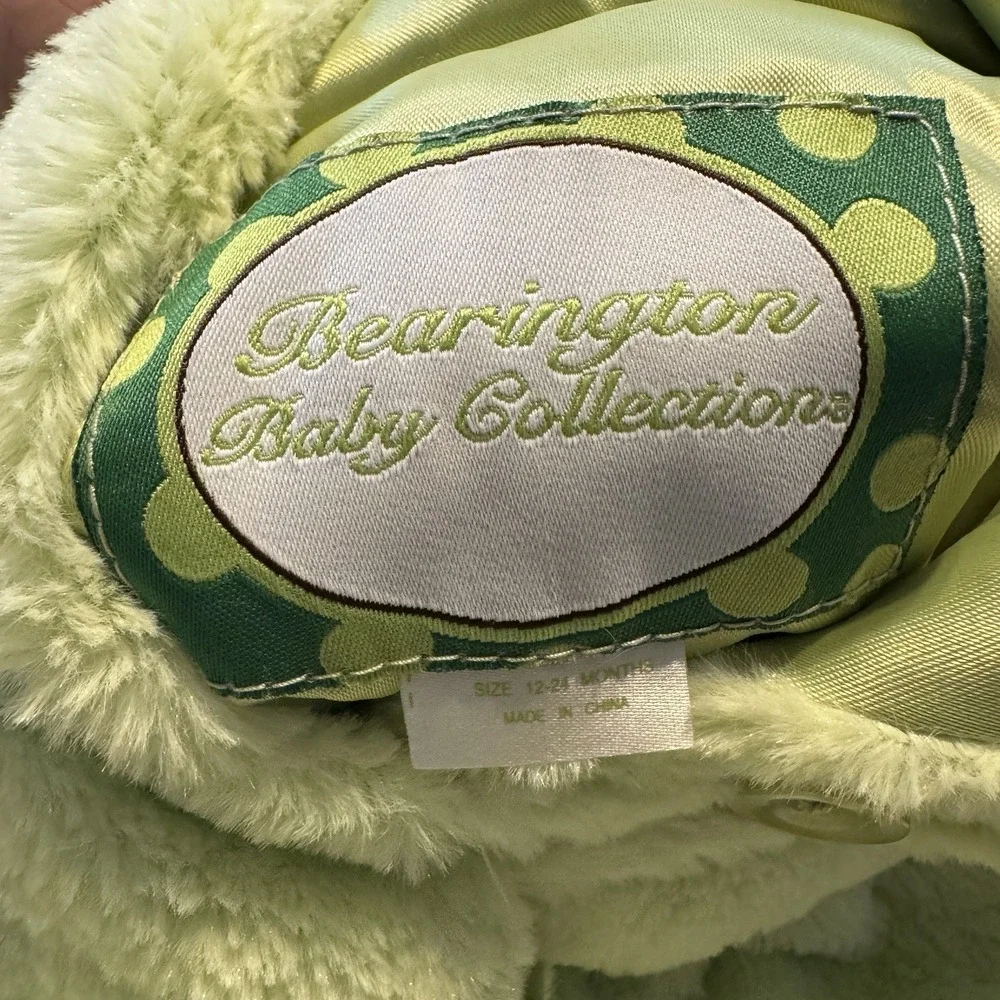 Bearington Baby Collection Faux Fur Jacket Turtle‎ Ears Tail Size 12-24 Mo. NWT